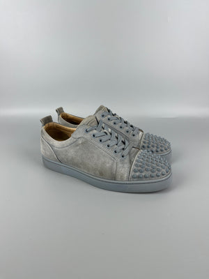 Christian Louboutin Louis Junior Spikes Sneaker Grey | 41