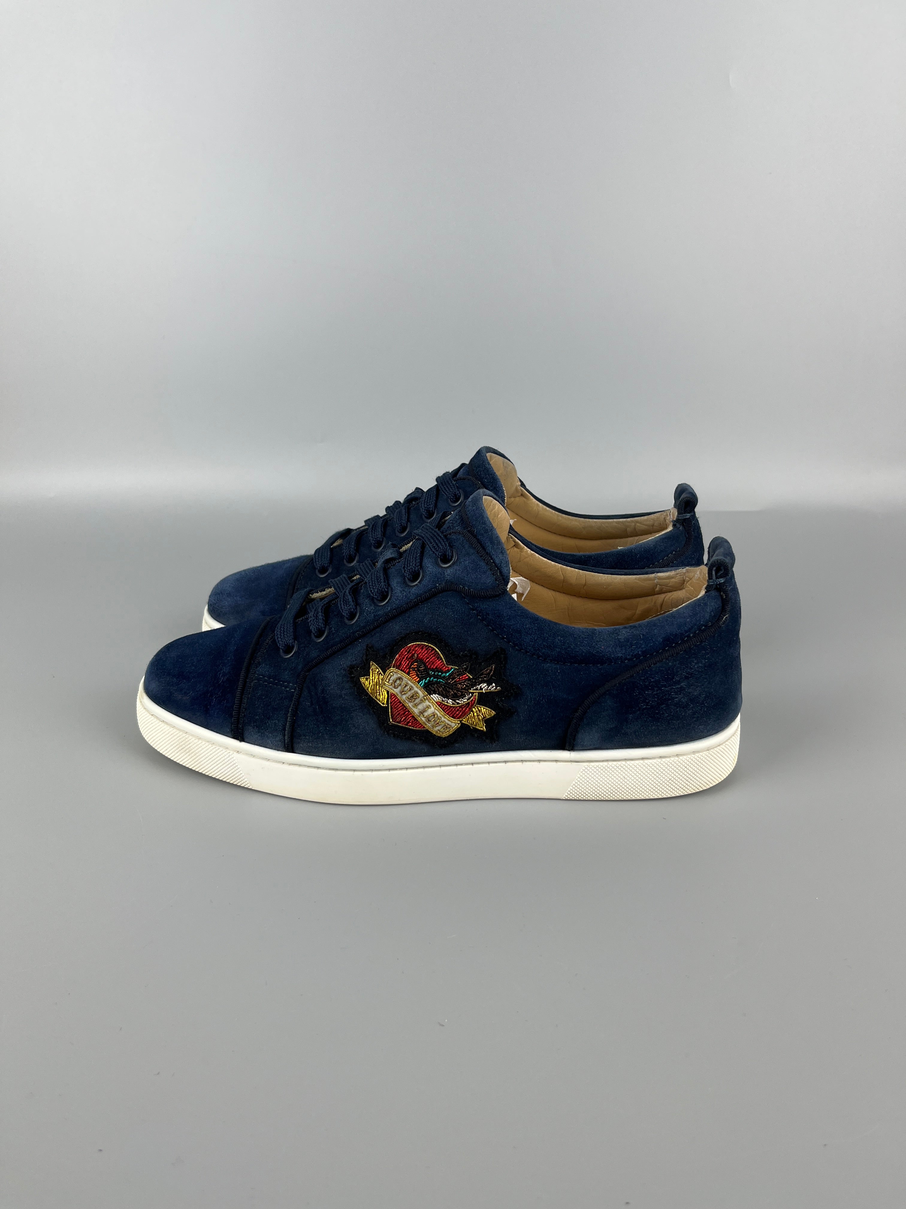 Christian Louboutin Louis Junior Love Sneaker Navy | 41