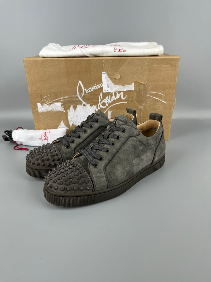 Christian Louboutin Louis Junior Spikes Sneaker Grey | 40