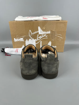 Christian Louboutin Louis Junior Spikes Sneaker Grey | 40