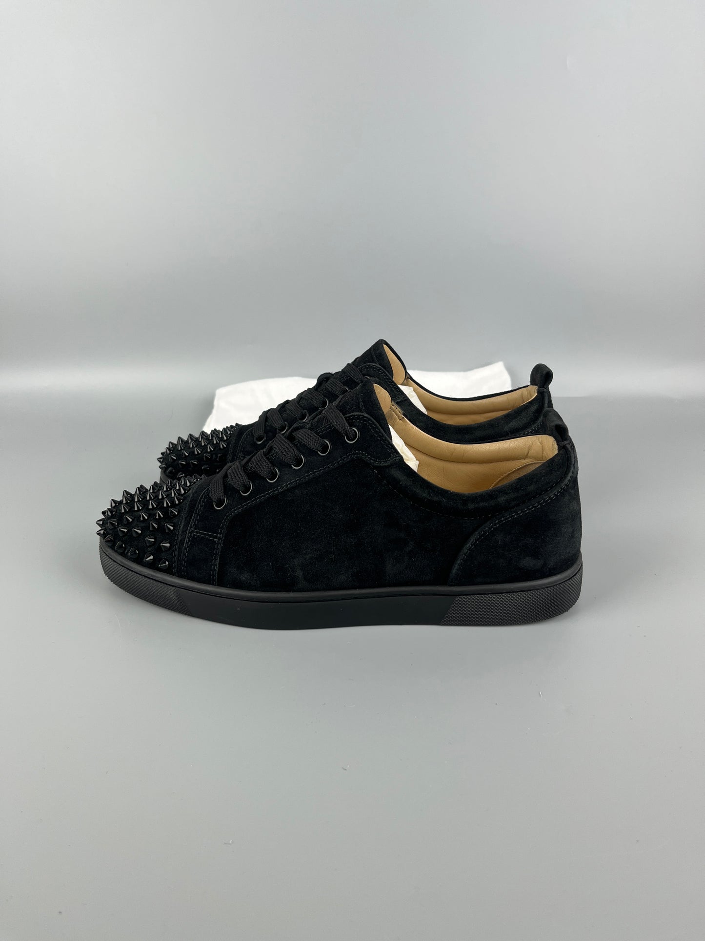 Christian Louboutin Louis Junior Spikes Sneaker Black | 42