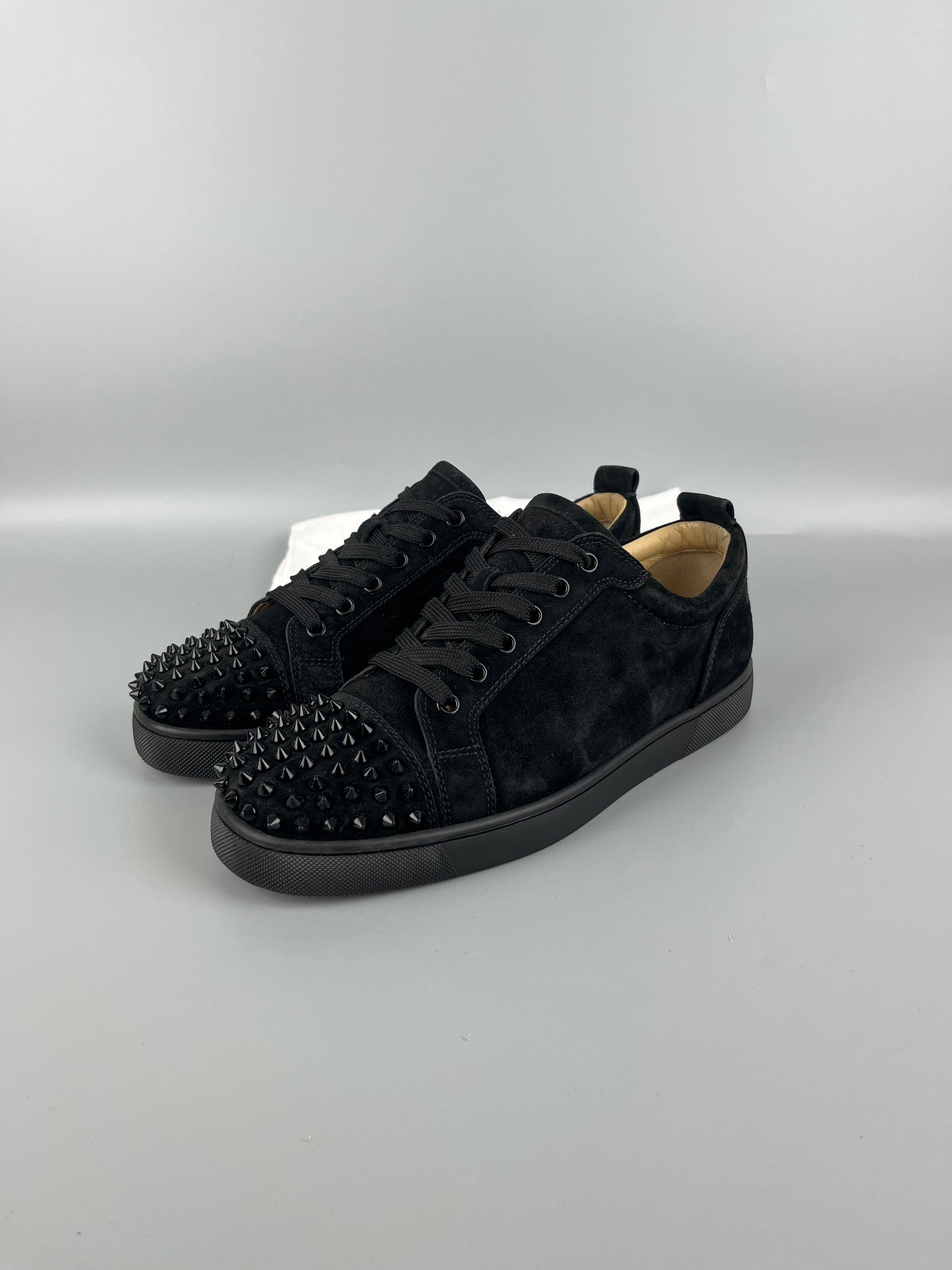 Christian Louboutin Louis Junior Spikes Sneaker Black | 42
