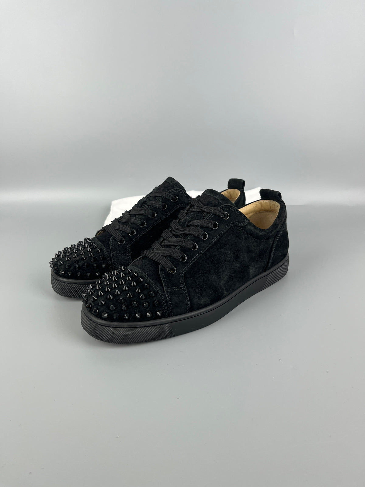 Christian Louboutin Louis Junior Spikes Sneaker Black | 42