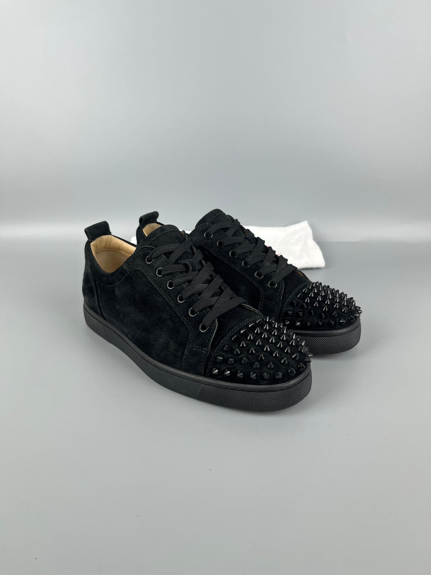 Christian Louboutin Louis Junior Spikes Sneaker Black | 42