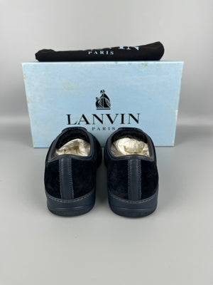 Lanvin Dbb1 Nappa Cap Toe Sneaker Navy | 41