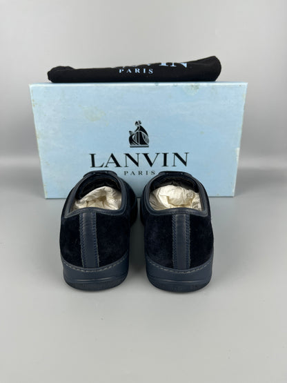 Lanvin Dbb1 Nappa Cap Toe Sneaker Navy | 41