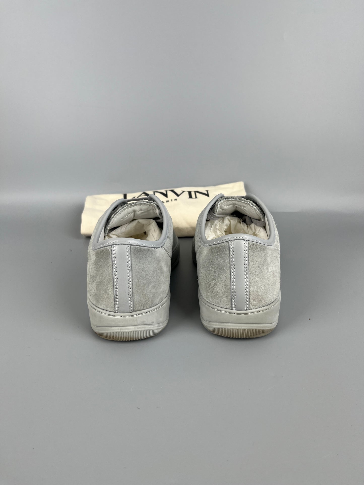 Lanvin Dbb1 Nappa Cap Toe Sneaker Grey | 42