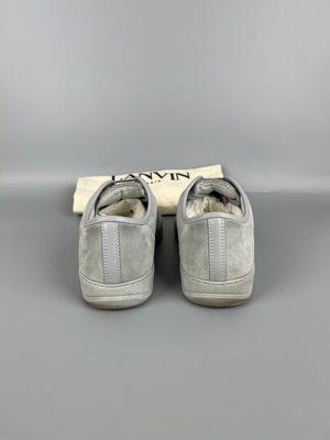 Lanvin Dbb1 Nappa Cap Toe Sneaker Grey | 42