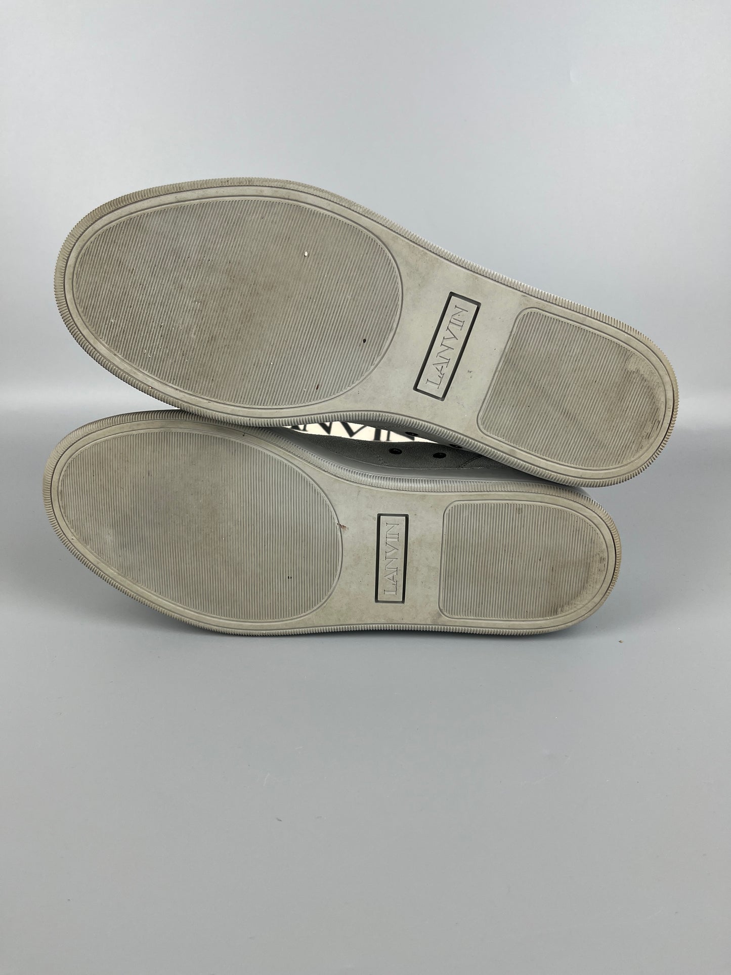 Lanvin Dbb1 Nappa Cap Toe Sneaker Grey | 42
