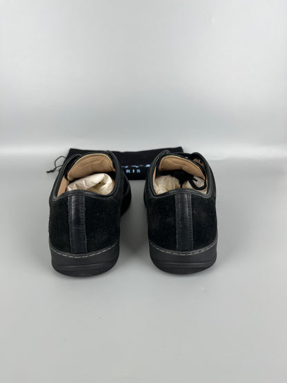 Lanvin Dbb1 Patent Cap Toe Sneaker Black | 44