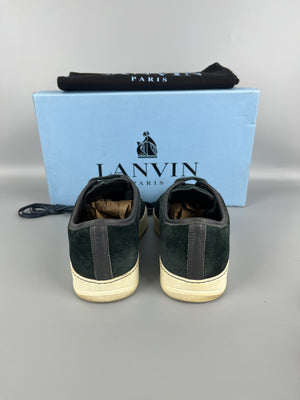 Lanvin Dbb1 Nappa Cap Toe Sneaker Elephant Grey | 41