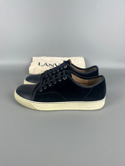 Lanvin Dbb1 Nappa Cap Toe Sneaker Navy | 41