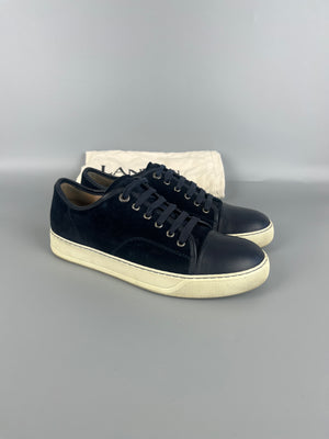 Lanvin Dbb1 Nappa Cap Toe Sneaker Navy | 41
