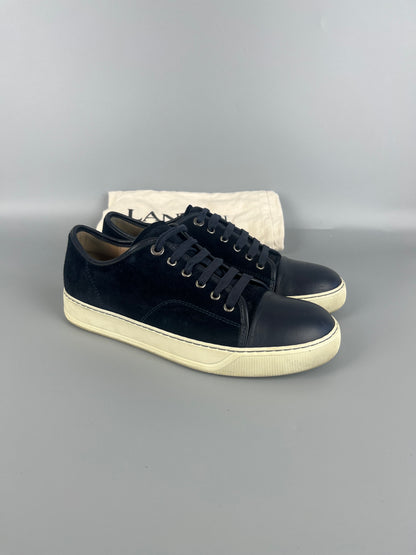 Lanvin Dbb1 Nappa Cap Toe Sneaker Navy | 41