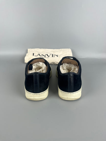 Lanvin Dbb1 Nappa Cap Toe Sneaker Navy | 41