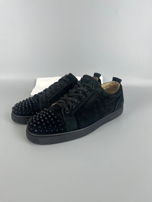Christian Louboutin Louis Junior Spikes Sneaker Black | 44.5