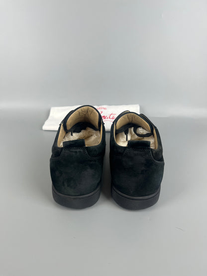 Christian Louboutin Louis Junior Spikes Sneaker Black | 44.5