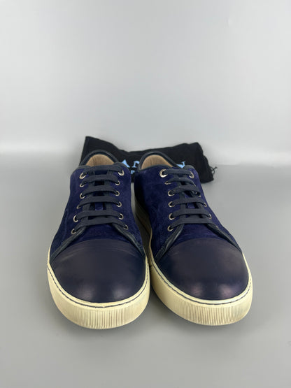 Lanvin Dbb1 Nappa Cap Toe Sneaker Blue | 45