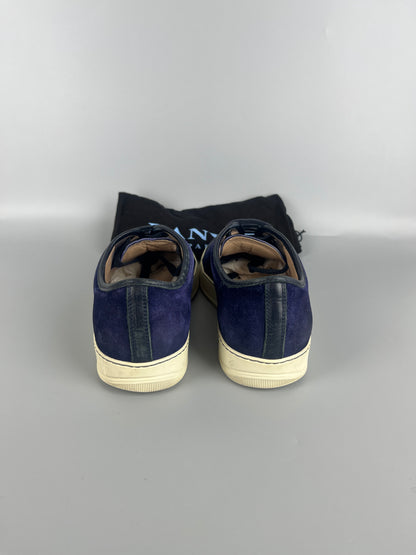 Lanvin Dbb1 Nappa Cap Toe Sneaker Blue | 45