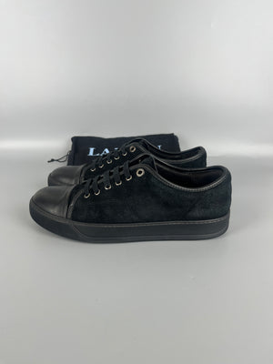 Lanvin Dbb1 Nappa Cap Toe Sneaker Black | 42