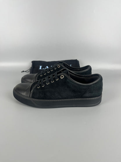 Lanvin Dbb1 Nappa Cap Toe Sneaker Black | 42