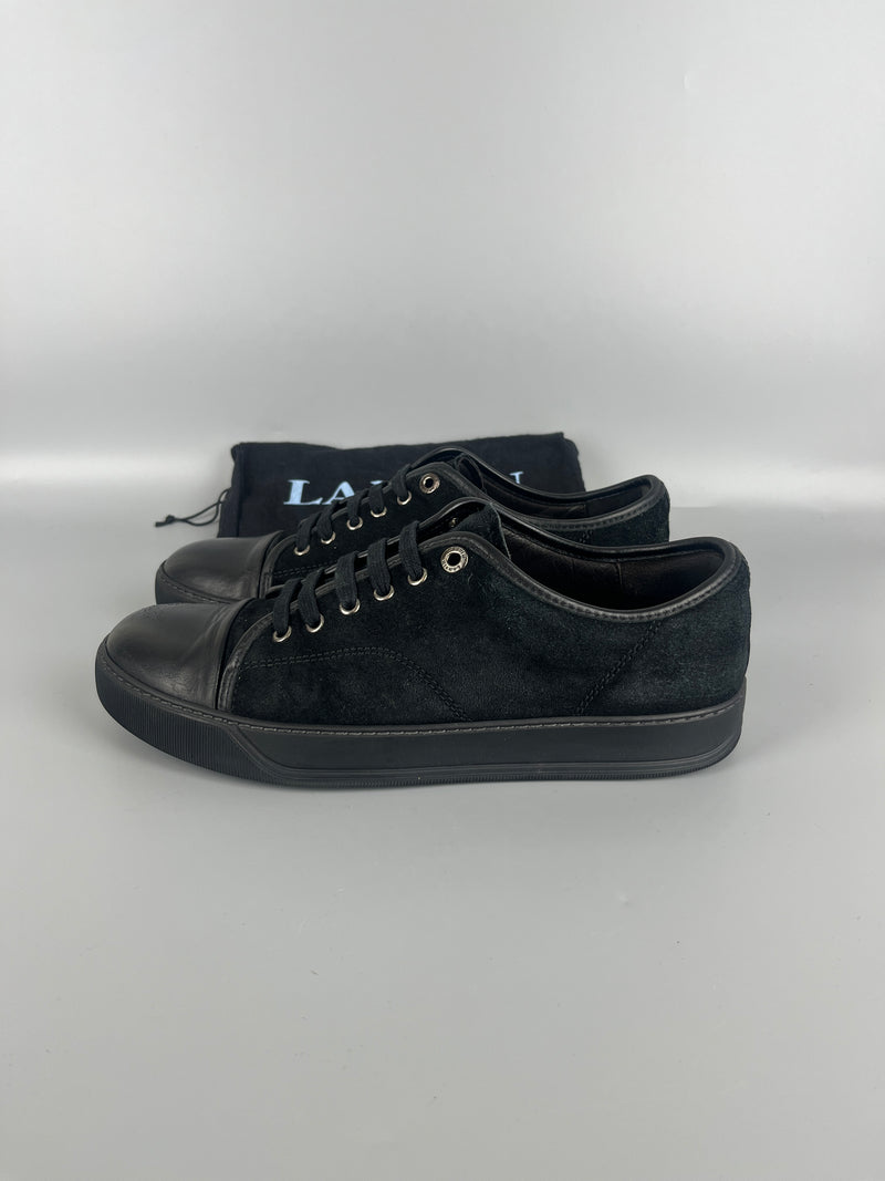 Lanvin Dbb1 Nappa Cap Toe Sneaker Black | 42