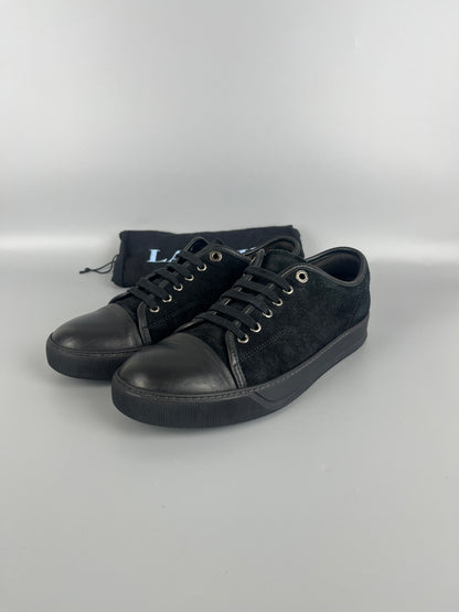 Lanvin Dbb1 Nappa Cap Toe Sneaker Black | 42