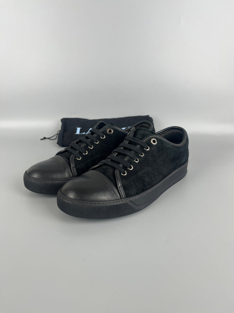 Lanvin Dbb1 Nappa Cap Toe Sneaker Black | 42