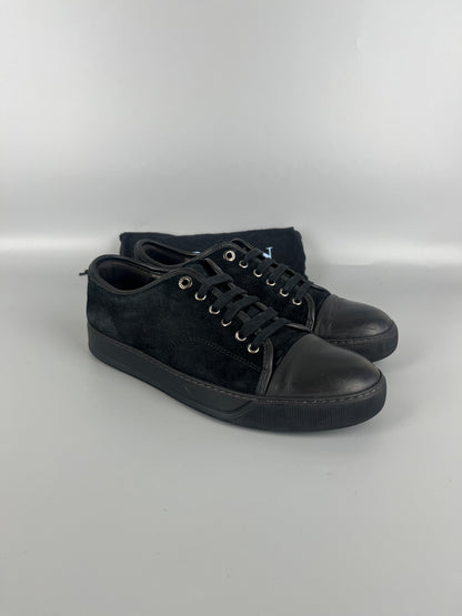 Lanvin Dbb1 Nappa Cap Toe Sneaker Black | 42