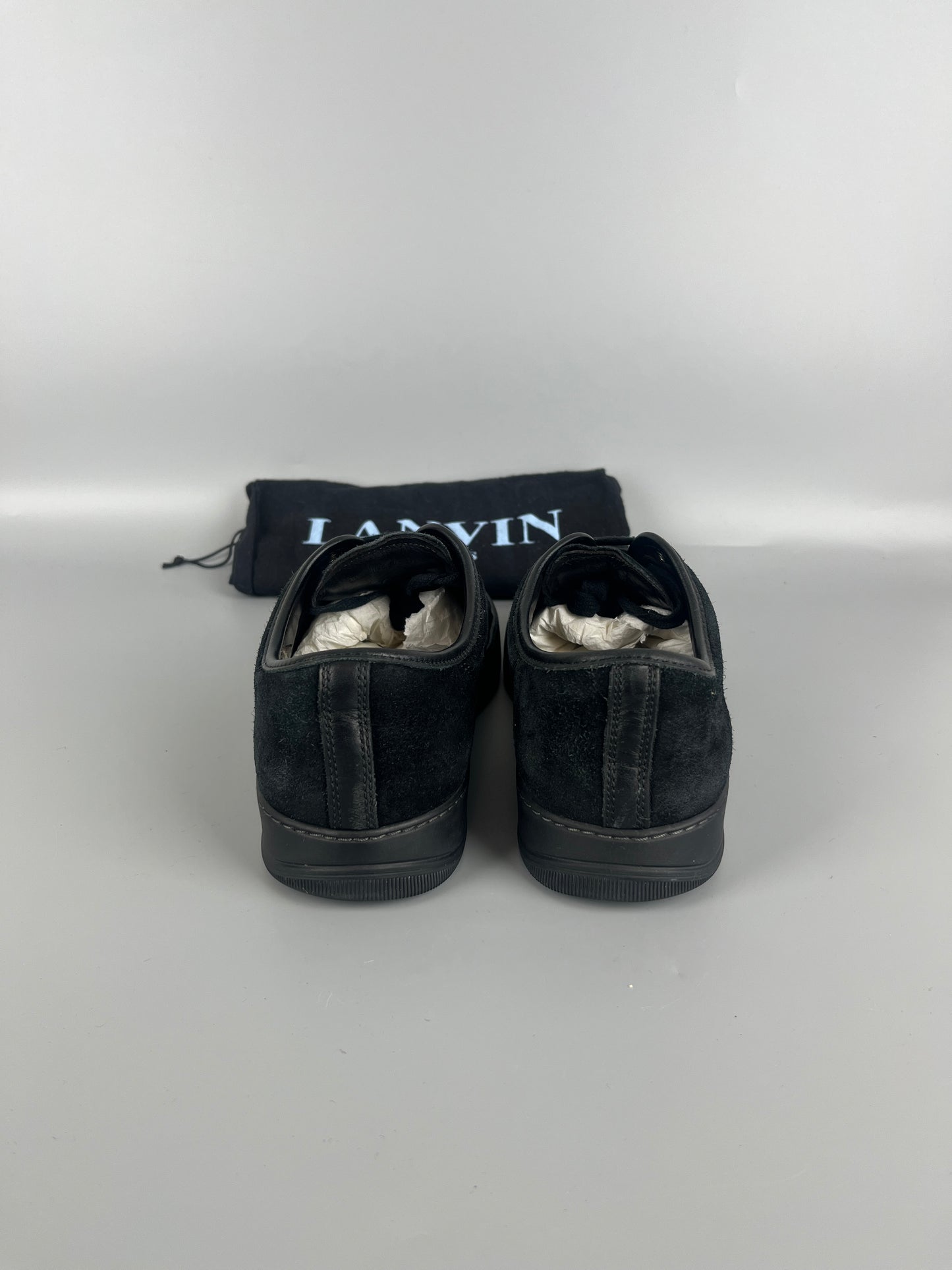 Lanvin Dbb1 Nappa Cap Toe Sneaker Black | 42