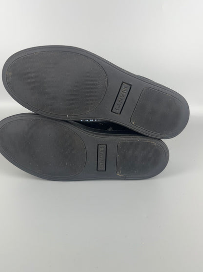 Lanvin Dbb1 Nappa Cap Toe Sneaker Black | 42