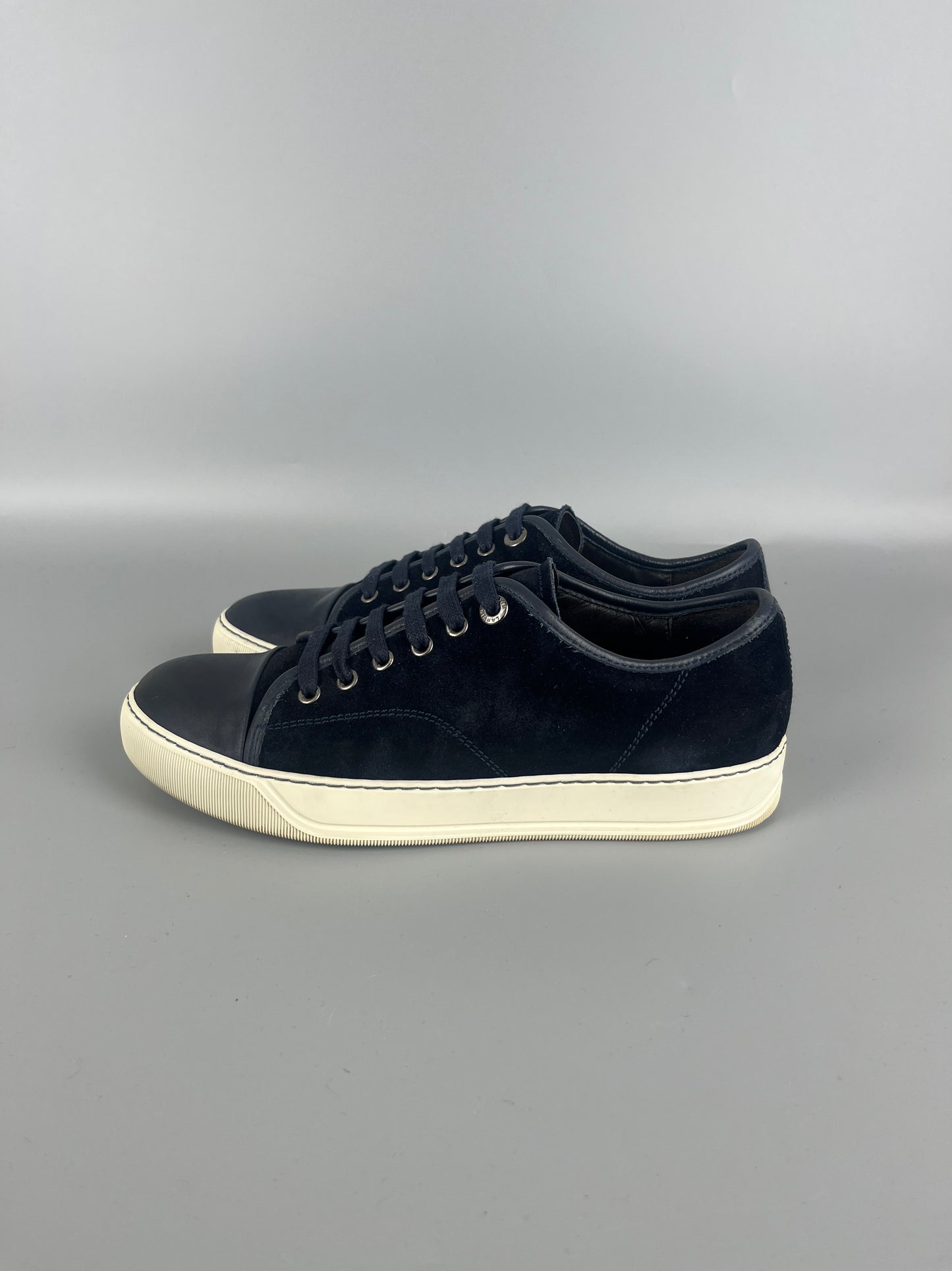 Lanvin Dbb1 Nappa Cap Toe Sneaker Navy | 40