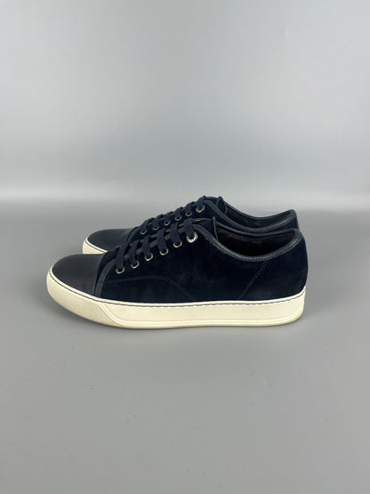 Lanvin Dbb1 Nappa Cap Toe Sneaker Navy | 40