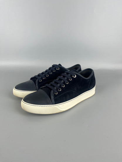 Lanvin Dbb1 Nappa Cap Toe Sneaker Navy | 40