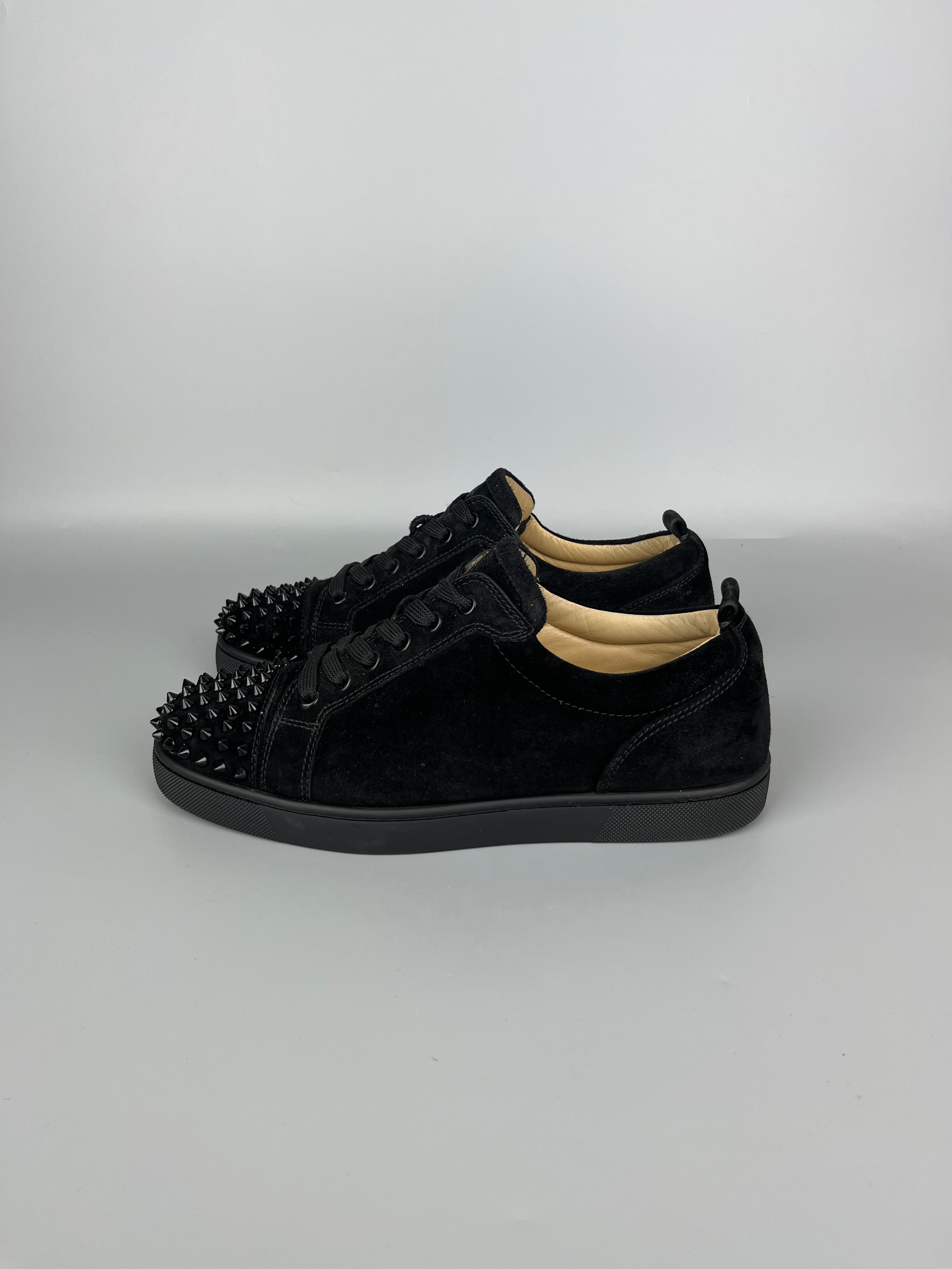 Christian Louboutin Louis Junior Spikes Sneaker Black | 42