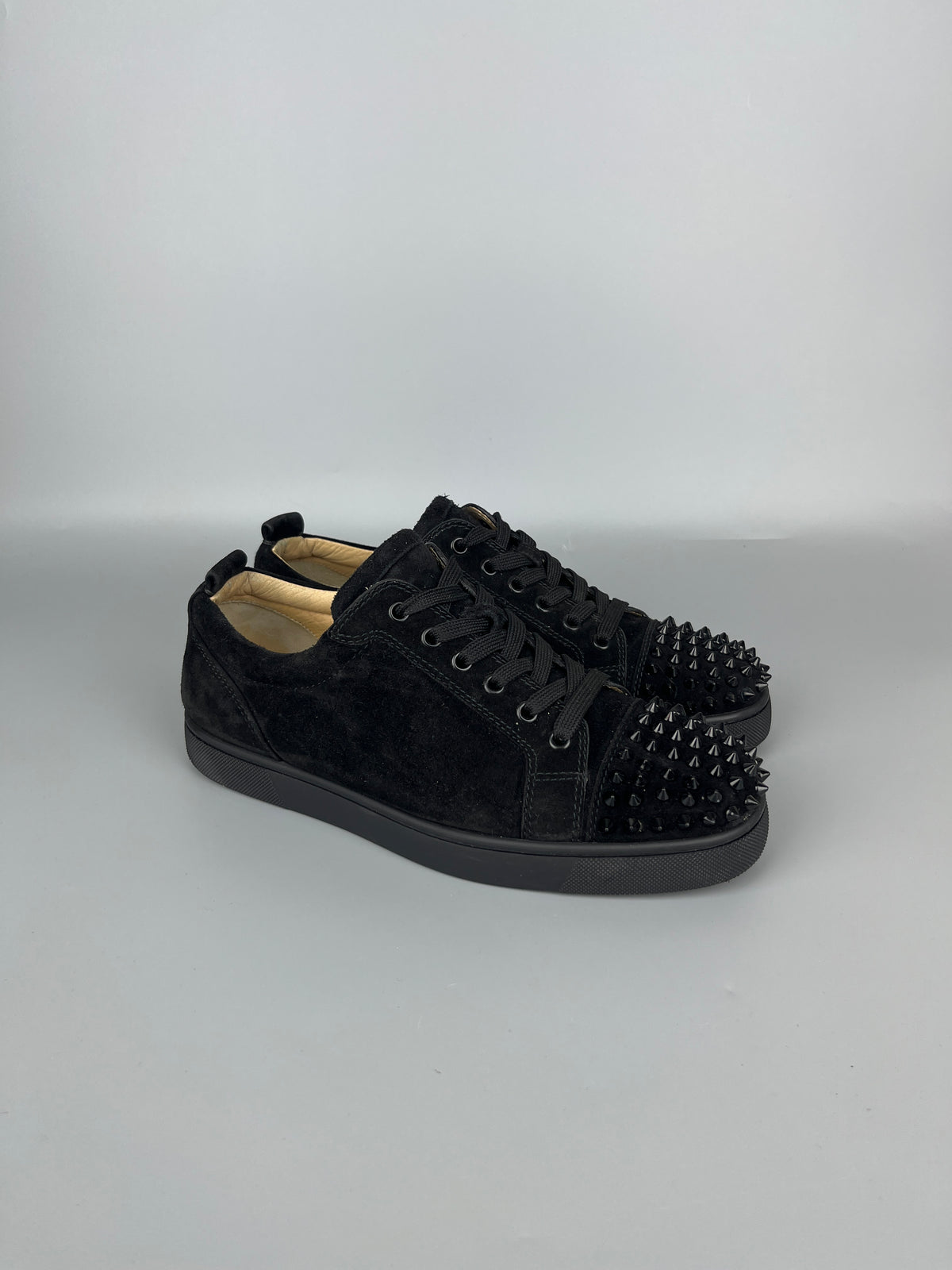 Christian Louboutin Louis Junior Spikes Sneaker Black | 42
