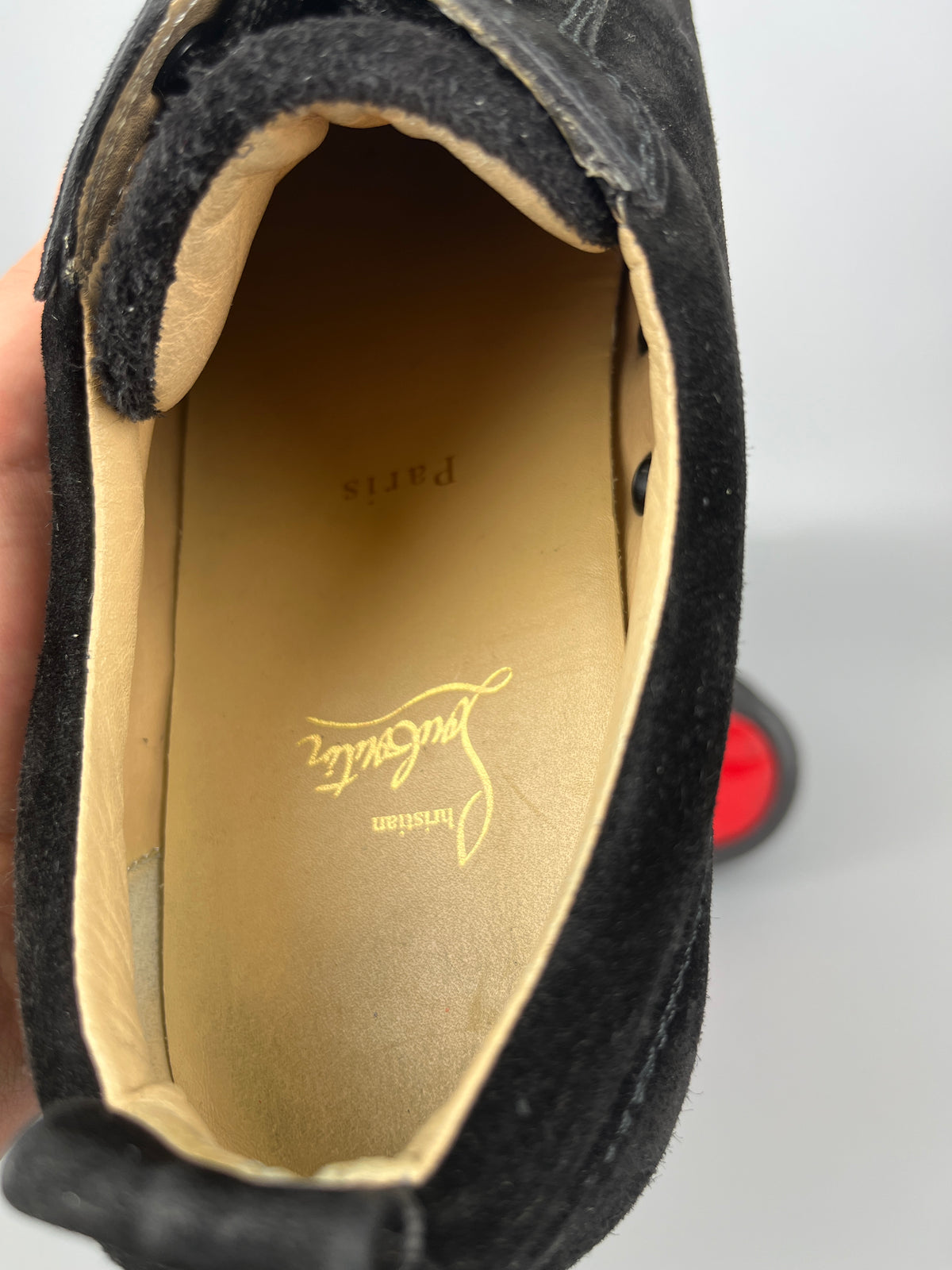 Christian Louboutin Louis Junior Spikes Sneaker Black | 42
