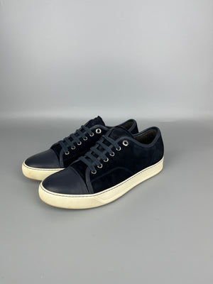 Lanvin Dbb1 Nappa Cap Toe Sneaker Navy | 41
