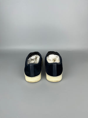 Lanvin Dbb1 Nappa Cap Toe Sneaker Navy | 41