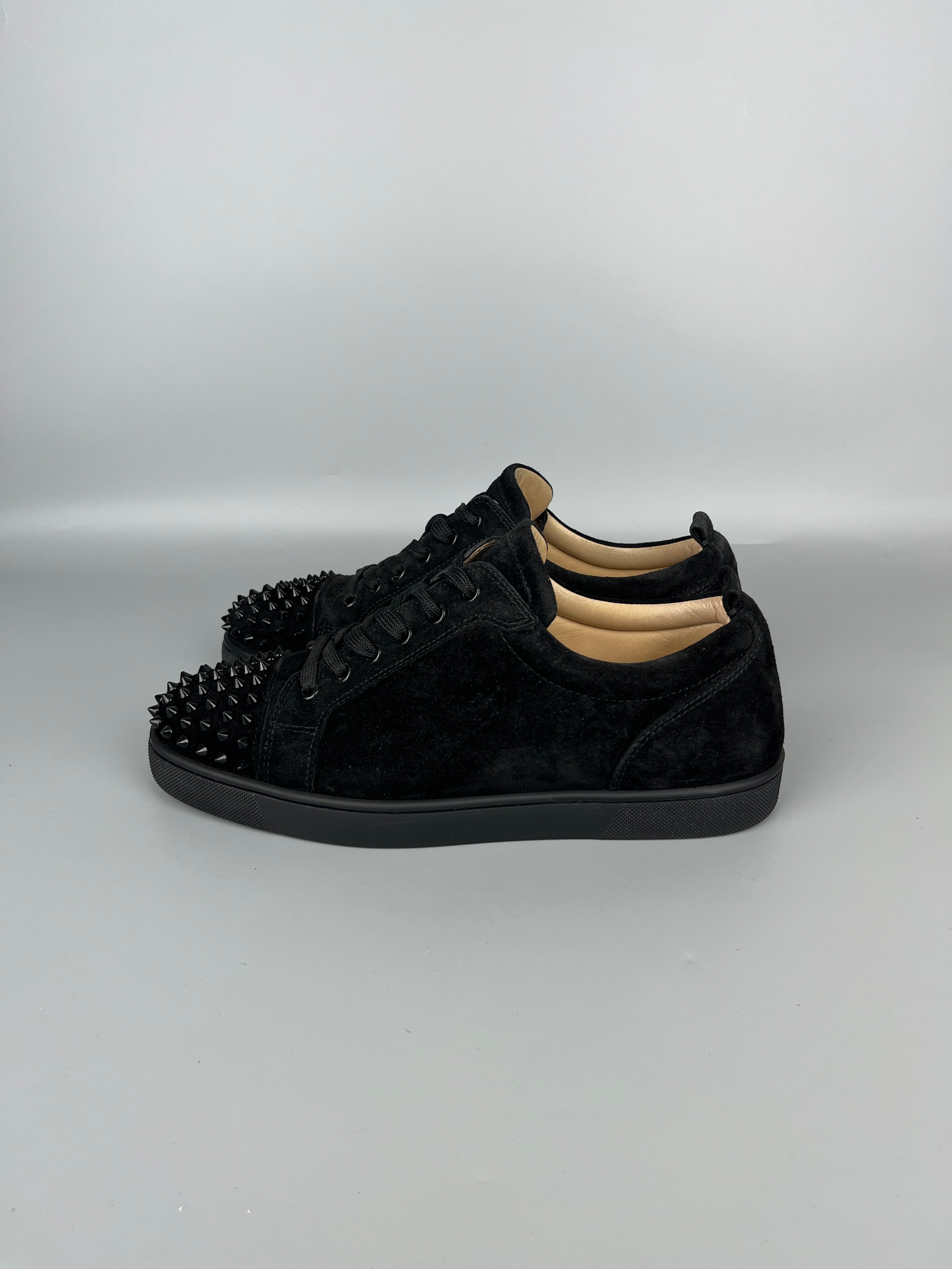 Christian Louboutin Louis Junior Spikes Sneaker Black | 43.5