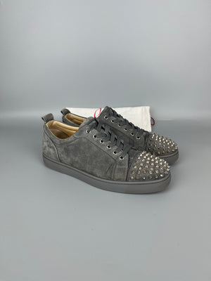 Christian Louboutin Louis Junior Spikes Sneaker Grey | 43.5
