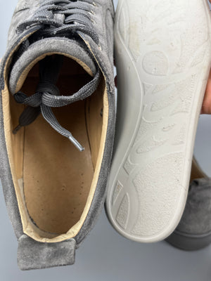 Christian Louboutin Louis Junior Spikes Sneaker Grey | 43.5