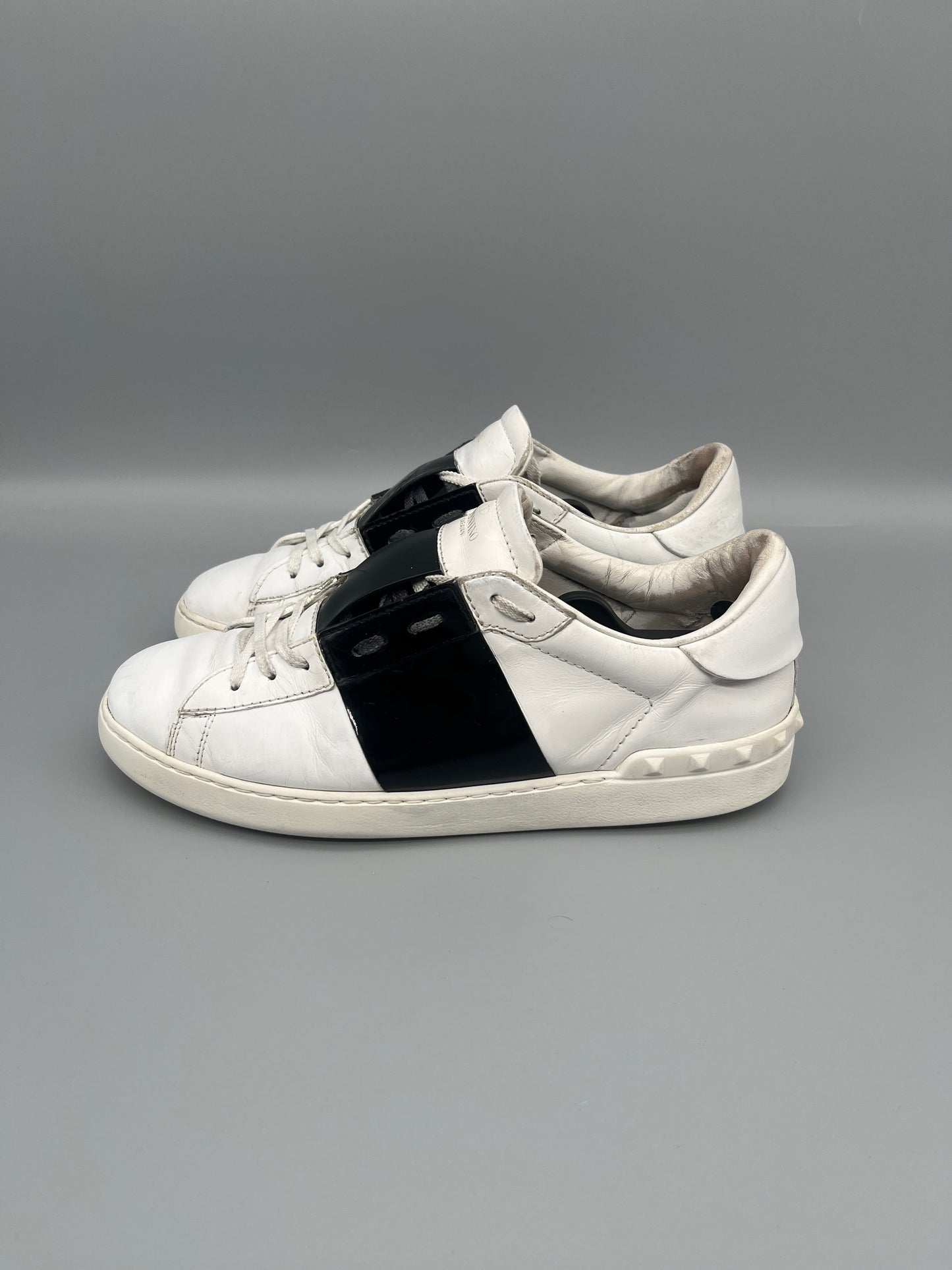 Valentino Open Sneaker Patent Black | 42