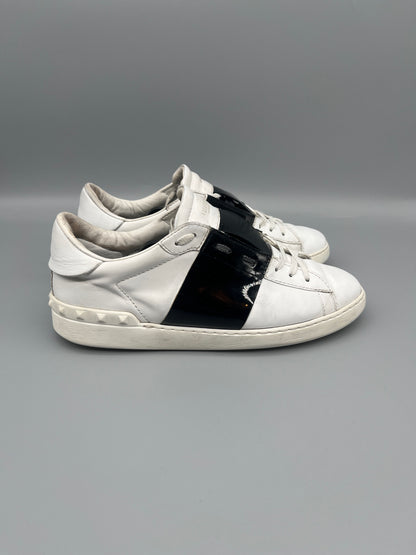Valentino Open Sneaker Patent Black | 42
