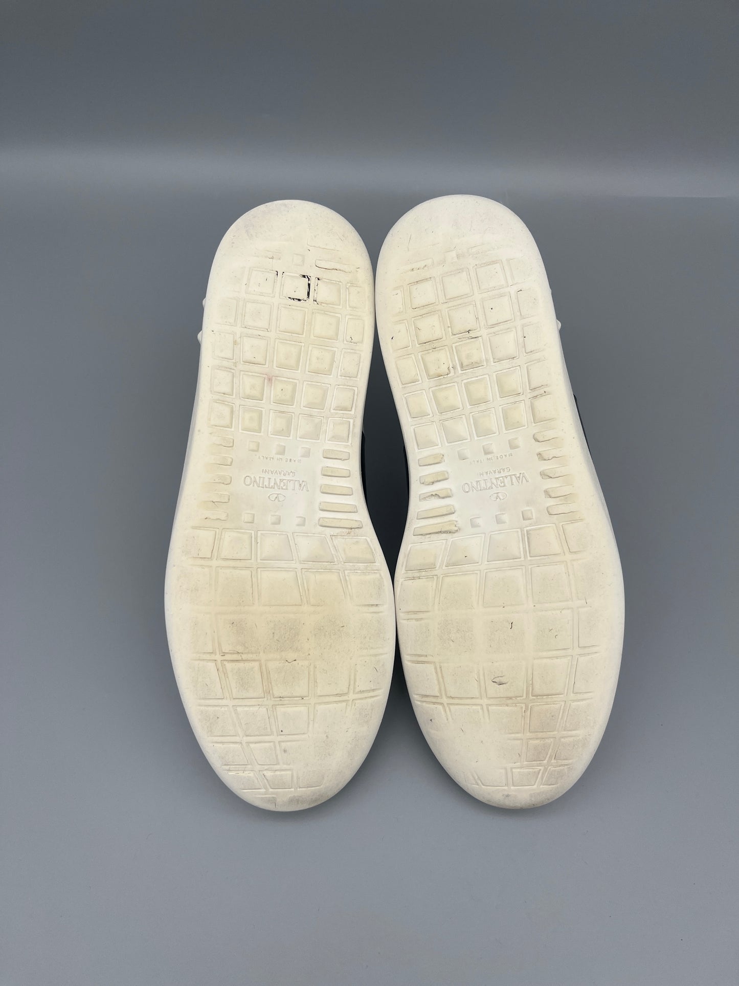 Valentino Open Sneaker Patent Black | 42