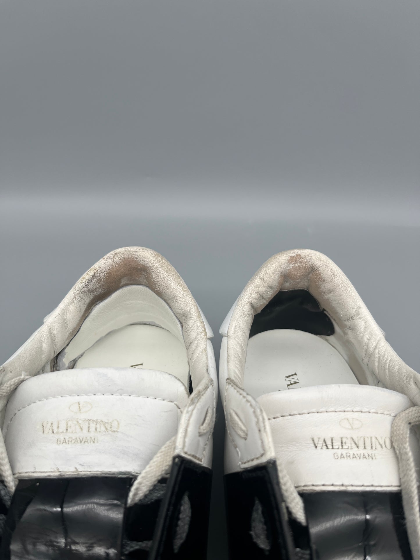 Valentino Open Sneaker Patent Black | 42