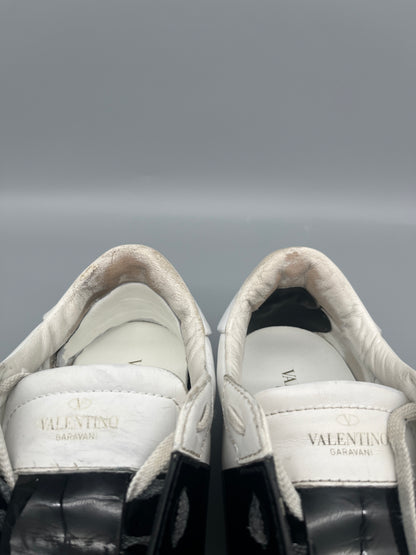 Valentino Open Sneaker Patent Black | 42