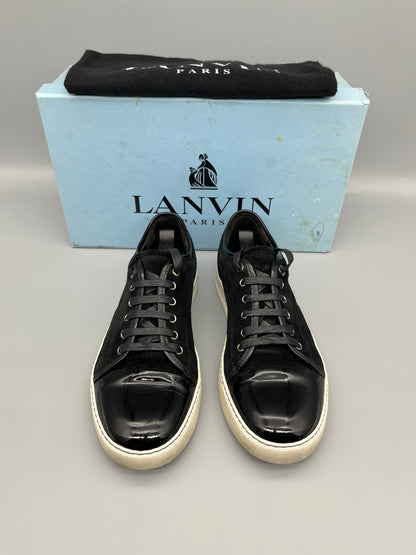 Herr | Sneakers | Lanvin | DBB1 Patent Cap Toe Sneaker Black