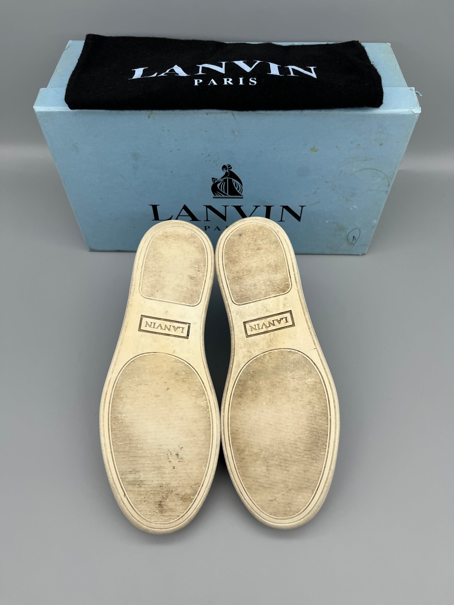 Herr | Sneakers | Lanvin | DBB1 Patent Cap Toe Sneaker Black