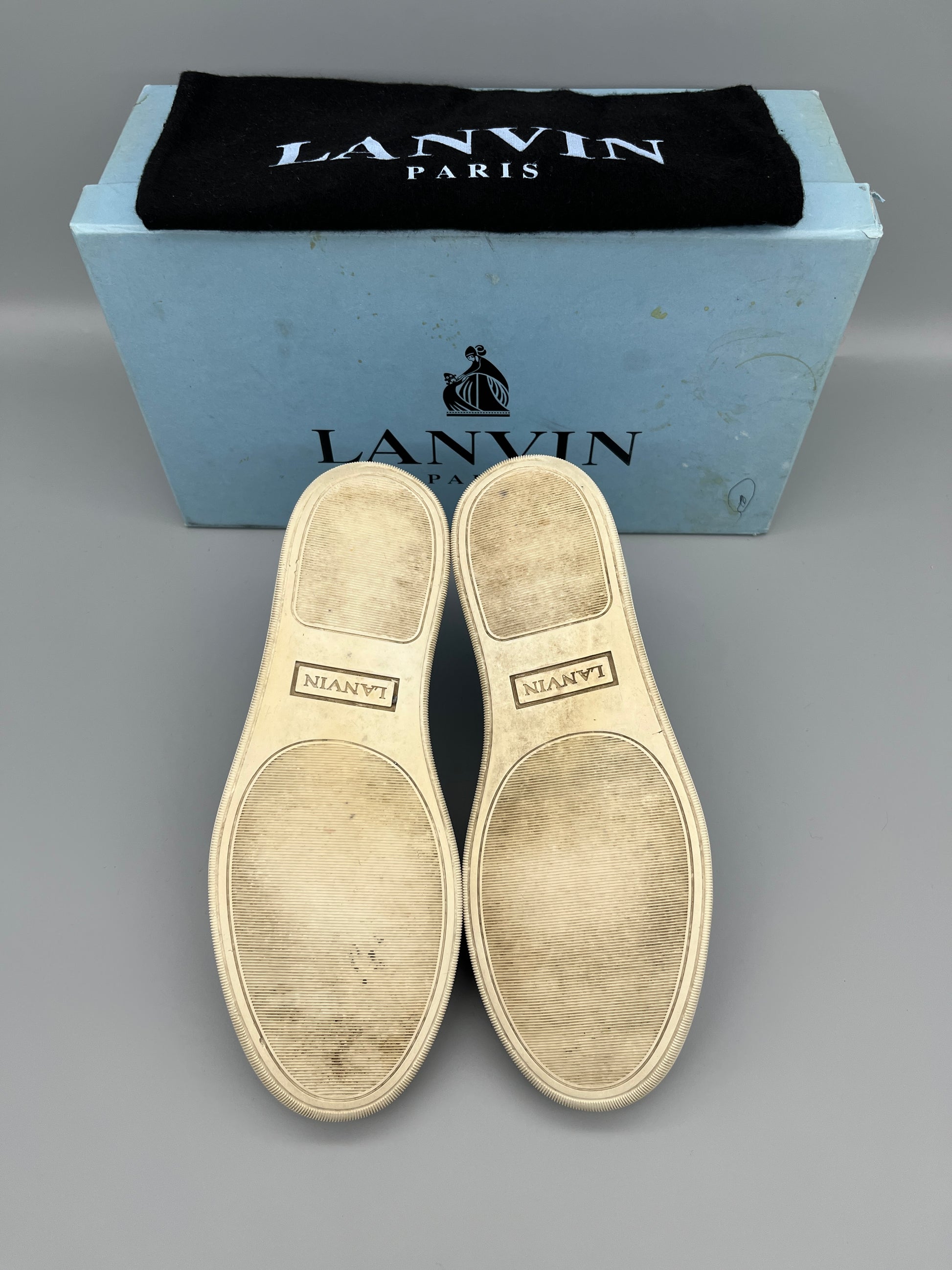 Herr | Sneakers | Lanvin | DBB1 Patent Cap Toe Sneaker Black